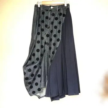 개성파 gomme 롱 스커트 비대칭 사이즈 M