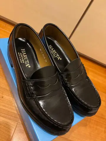 HARUTA Arvin 로퍼 블랙 졸업식 입학식 24cm EE 고등학생