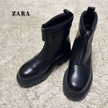 미사용 새상품 ZARA 지퍼 청키 밑창 부츠 42(27cm)