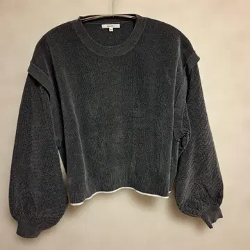 niko and - 다크 그레이 숏 니트