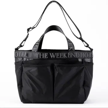[ 새상품급 ] THE WEEKEND HOTEL 토트백 블랙