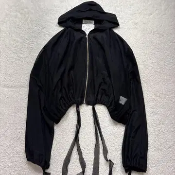 SEAN NISH N65 ZIP 파카 시어 소재 코튼 실크