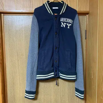 ABERCROMBIE 네이비 바시티 자켓 S 사이즈