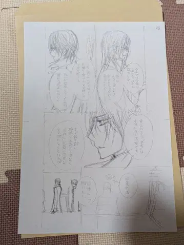 뱀파이어 기사 원화전 한정판 직필 [원고 하채]