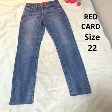 [ 오샤레 RED CARD ] 데님 팬츠 사이즈 22