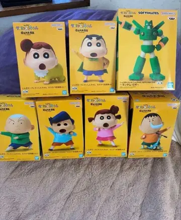 신차원! 짱구는 못말려 초능력 대결전 카스카베 방위대 피규어 6종 세트