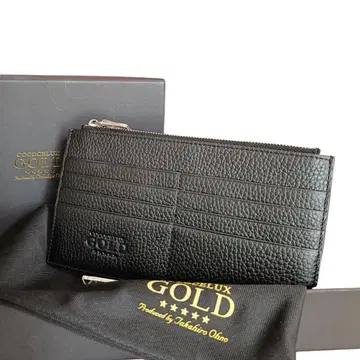 미사용 코코세 골드 헤라클레스 슬림 퍼스 가죽