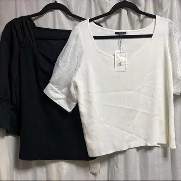 [택 포함 새상품] CLETTE 상의 2세트