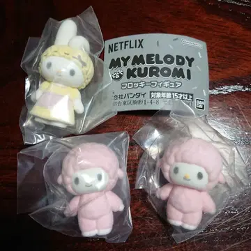 Netflix 마이멜로디 쿠로미 플로키 피규어 마이 스위트 피아노