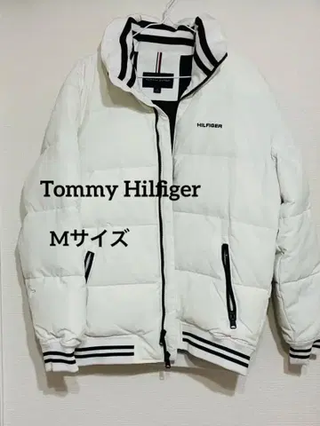 타미 힐피거 화이트 다운 자켓