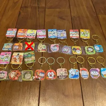 치이카와 (먼작귀) 지역 한정 키링 세트 하치와레 토끼