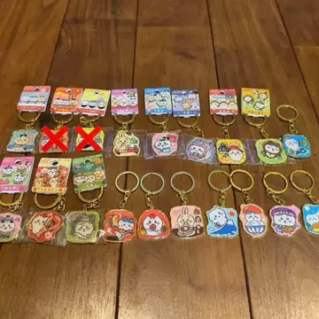 치이카와 (먼작귀) 지역 한정 키링 세트 하치와레 토끼