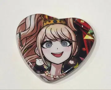 단간론파 에노시마 쥰코 하트형 캔뱃지 10주년