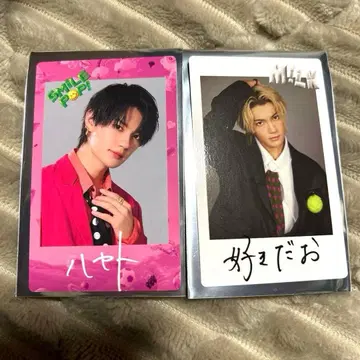 M!LK SMILEPOP 폴라로이드 트레이딩 카드 사노 하야토