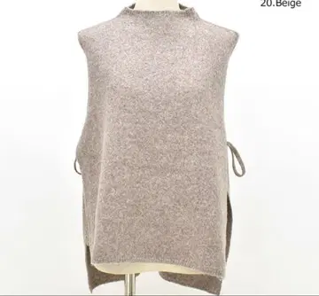 Midiumi 미디우미 사이드 리본 베스트 니트