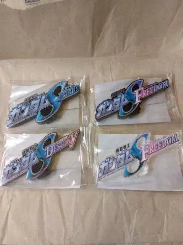 건담 SEED 아크릴 스탠드 4개 세트