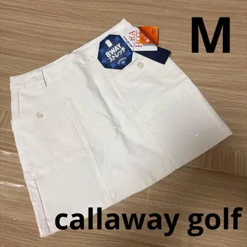 새상품 캘러웨이 골프 스커트 속기모 따뜻한 스트레치 몰스킨 소재 M