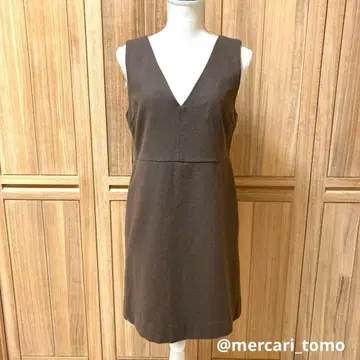 [ 새상품 ] NATURAL BEAUTY BASIC 점프슈트 브라운 M