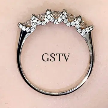 GSTV 플라티나 다이아몬드 0.70 ct 이터니티 반지