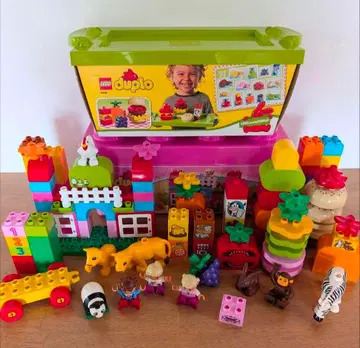 레고 듀플로 핑크 컨테이너 햄버거 묶음 판매