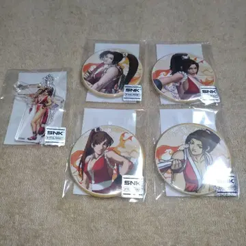 쿠지코레 시라누이 마이 아크릴 키링 캔뱃지 세트