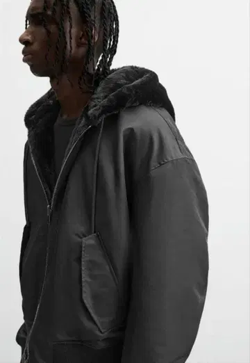 택 포함 새상품 ZARA 리버서블 봄버 자켓 175cm 착용 2L