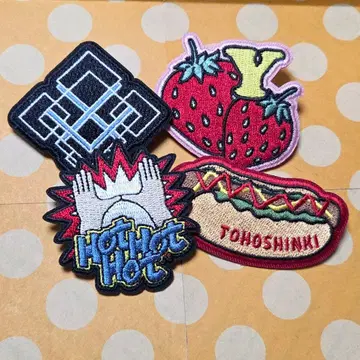 동방신기 와펜 브로치 4종 세트