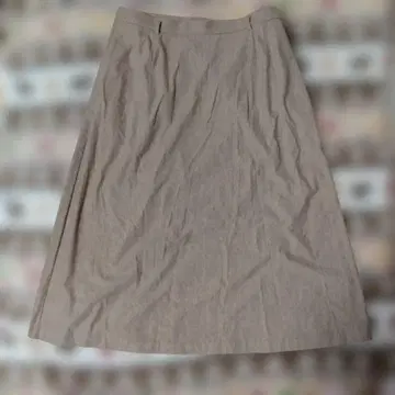 무인양품 스트레치 기모 플레어 스커트 여성 XL 모카 브라운