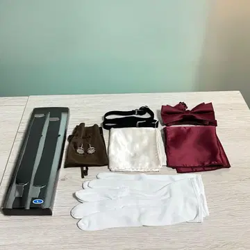 웨딩 남성용 잡화 일체 나비 넥타이 포함 결혼식 잡화