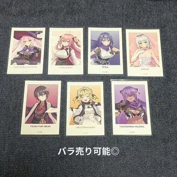 아오기리 고등학교 코토부키야 컨셉 카페 굿즈 폴라로이드풍 카드