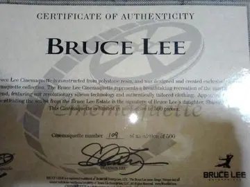 샤논 리 친필 사인 증정 블루스 리