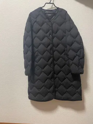 UNIQLO 울트라 라이트 다운 릴랙스 코트 블랙 XL 사이즈