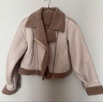 베이지 핑크 코트