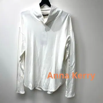 안나 케리 터틀 웜 롱 T 화이트