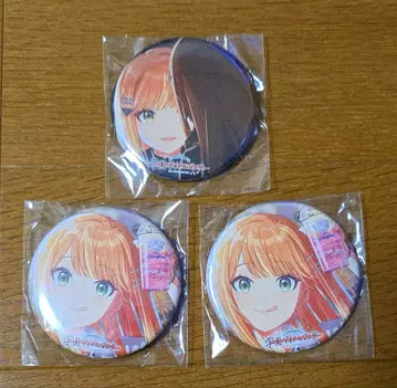 학원 아이돌 마스터 시운 나츠하 CD 특전 캔뱃지 3개