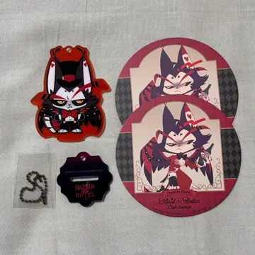 해즈빈 호텔 애니메이트 카페 하스크 코스터 아크릴 키링