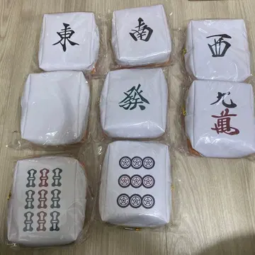 마작패 디자인 파우치 8개 세트