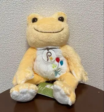 개구리 피클스 이벤트 한정판 빈 인형 오렌지 컬러