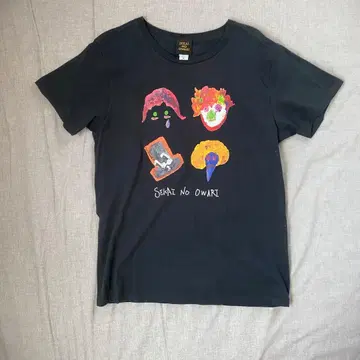 SEKAI NO OWARI 블랙 T셔츠 M