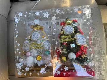 치이카와 (먼작귀) 크리스마스 트리 그린 화이트 2종 세트