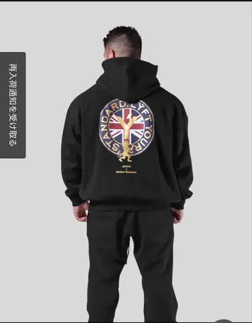 LYFT BACK EMBLEM OVERSIZE SWEAT HOODIE