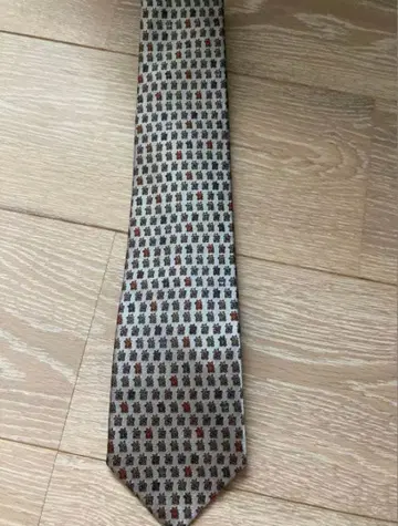 긴자 타야 넥타이 실크 오버 10 마네키네코