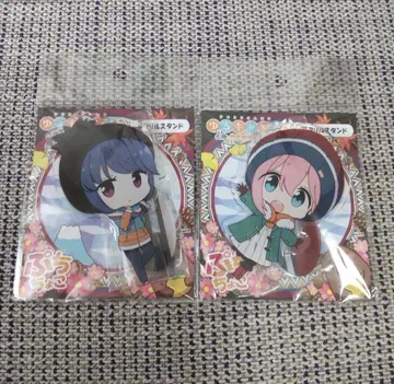 유루캠 쁘띠초코 아크릴 스탠드 카카미가하라 나데시코 시마 린