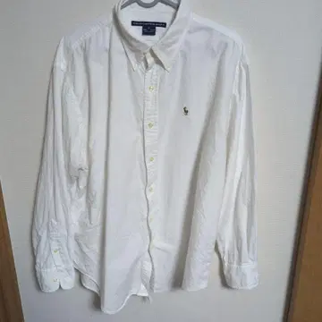 랄프 로렌 셔츠 화이트 여성용 L