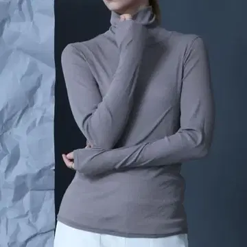 Aga 터틀넥 이너 일본제 면 100%