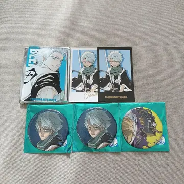 BLEACH 캔뱃지 스탯 카드 히즈카야 토시로