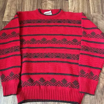 90s usa제 빈티지 네이티브 무늬 니트 스웨터