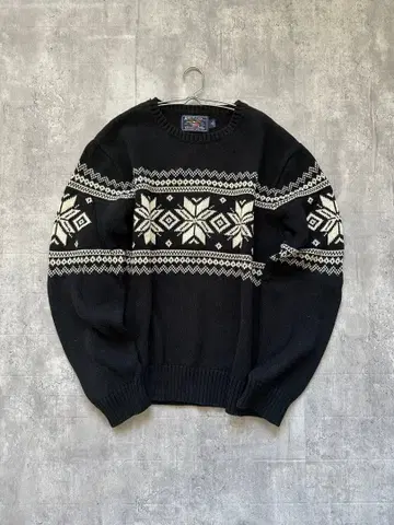 노르딕 무늬 니트