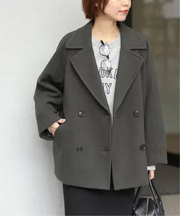 JOURNAL STANDARD relume 비슈 울 숏 P 코트