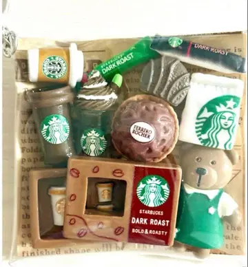 가챠 파우치 카페풍 데코레이션 부품 데코 부품